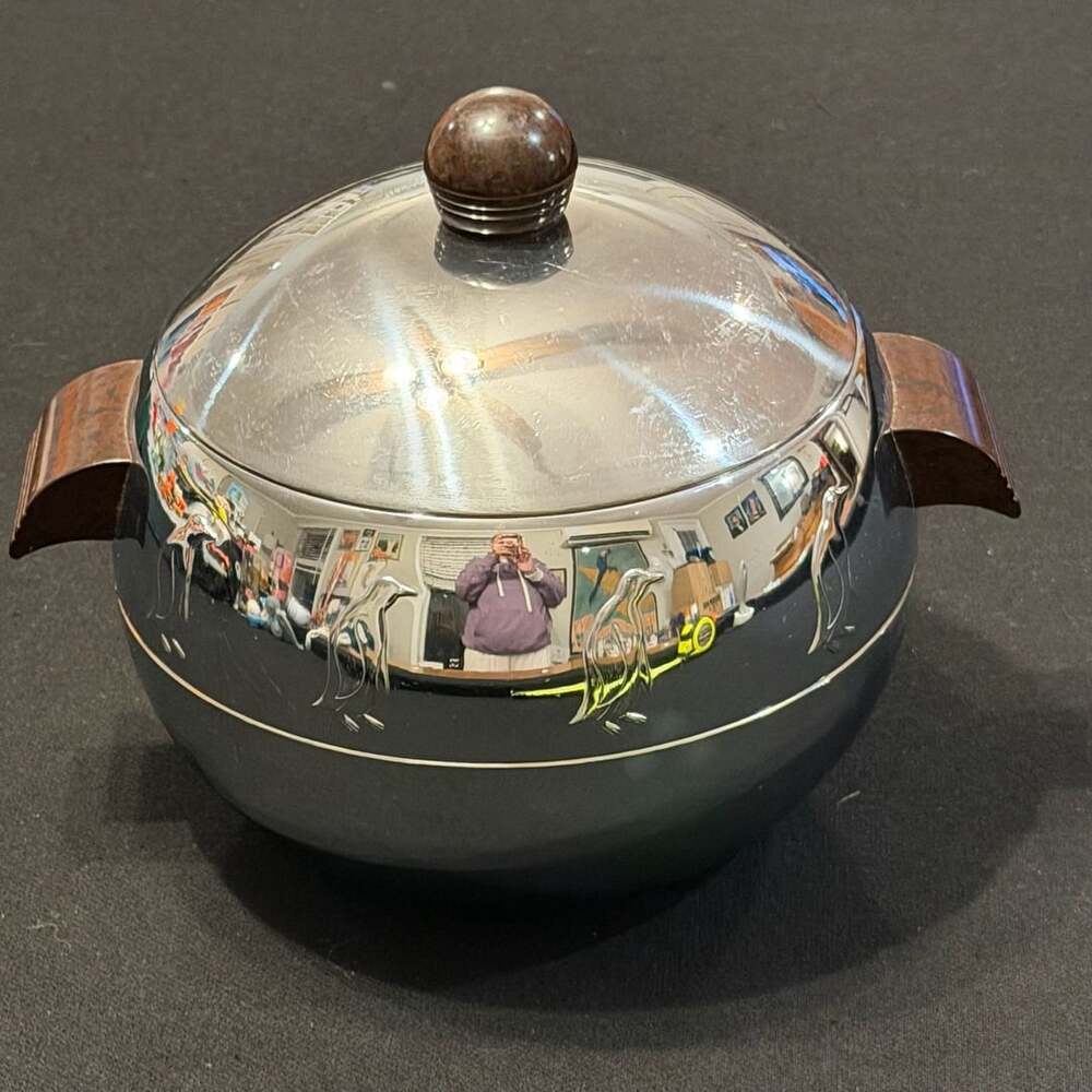 Vintage West Bend Penguin Hot Cold Server Ice Bucket